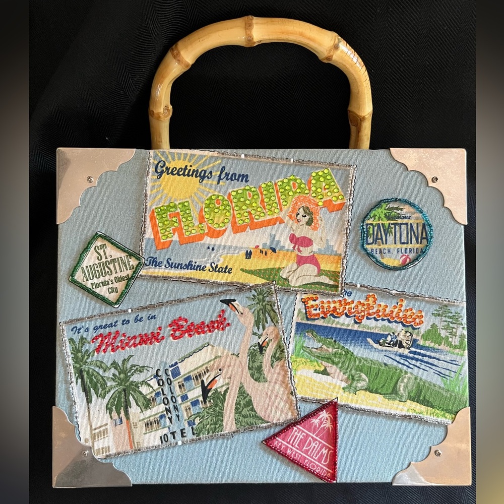 Florida Theme "cigar box" Pocketbook